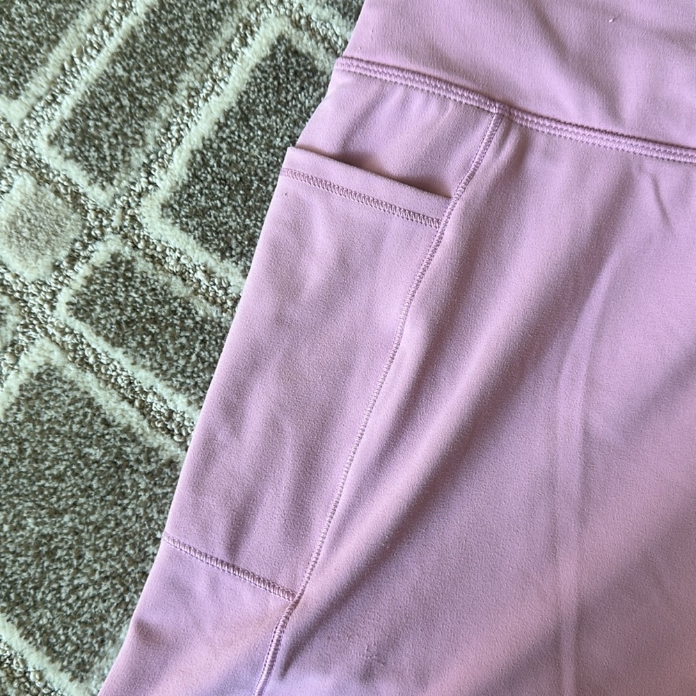 90 Degree By Reflex Pink Mini Athletic Skirt/Skort (L) - Picture 2 of 6